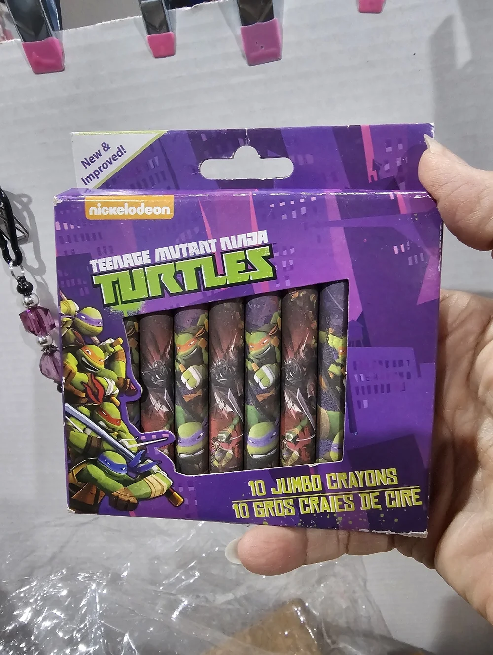 Teenage Mutant Ninja Turtle Party TMNT Tablecloth & Crayons 2012 2015 NWT